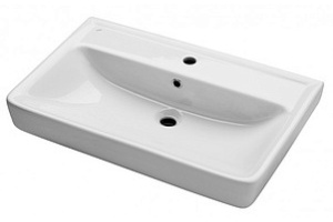 Тумба с раковиной Misty Венера 80 белая глянцевая - 2