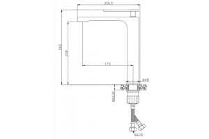 Смеситель для раковины Cezares Momento хром, глянцевый (MOMENTO-LC-01-W0) - 2