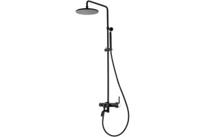 Душевая стойка Cezares Eco черный, матовый (ECO-CVD-NOP)