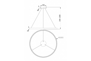 Подвесной светодиодный светильник Maytoni Rim MOD058PL-L54W4K - 3