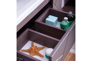 Тумба для комплекта Бриклаер Кристалл 100 софт графит - 3