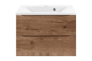 Тумба с раковиной Vincea Mia 65 светлое дерево