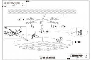 Накладной светильник Eglo ПРОМО Fradelo 95655 - 2