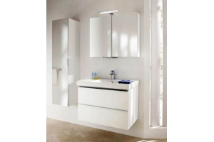 Шкаф-пенал Jacob Delafon Odeon Up EB873RU-J5 с зеркалом белый блестящий - 3