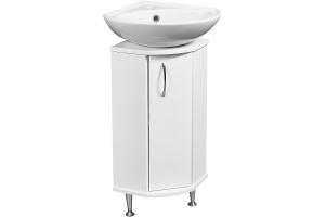 Тумба под раковину Stella Polar Концепт Веер 30 белый - 2