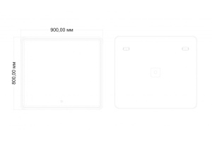 Зеркало с подсветкой 