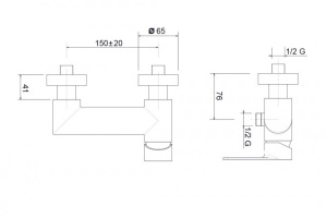 Смеситель для душа Cezares Tirreno (TIRRENO-DM-01) - 2