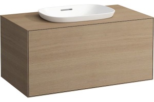 LAUFEN (INO) Раковина полувстраиваемая 500x365x40/150 мм, без отверстия д/ смесителя, с переливом - 3