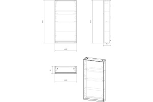 Шкаф Cersanit Moduo 40 - 2