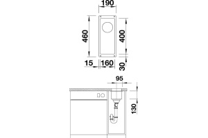 Мойка из гранита Blanco Subline серый (523398) - 3