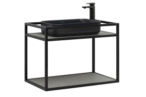 1.33001.BB LIBERTY Консоль 75 подвесная, черный браш (274332)