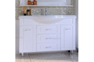 Тумба под раковину Санта Монарх 120 белый - 2