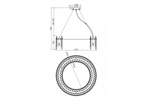 Подвесная люстра Maytoni Rocio MOD036PL-12N - 3