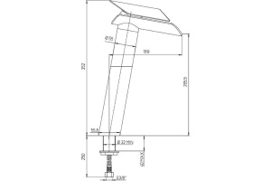 Смеситель для раковины Paini Morgana 73PW579VRKM - 2