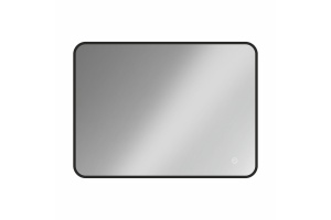 Зеркало Vincea 100х80 черное с подсветкой