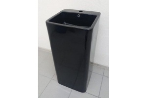 Раковина напольная CeramaLux N 40 см черный (P7004LВ)