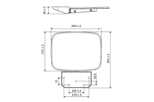 Сиденье для душа Excellent черное - 3