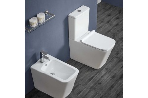 Напольный унитаз Vincea Q-Line белый с сиденьем микролифт - 2