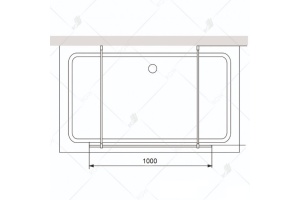 Душевая перегородка RGW Walk In WA-016 100х195 профиль хром стекло прозрачное - 3