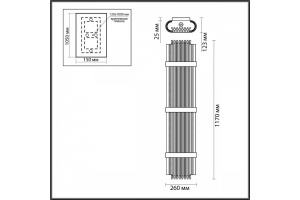 Настенный светильник Odeon Light Hall Empire 4853/6W - 3
