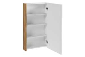 Зеркало-шкаф Misty Ива 45 правое светлое дерево - 2