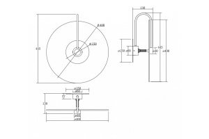 Настенный светильник Maytoni Mare MOD305WL-01CH - 2