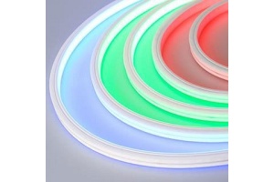 Гибкий неон Arlight 12W/m 120LED/m 4040SMD разноцветный 5M ARL-Moonlight-1516-Dome 24V RGB 027957