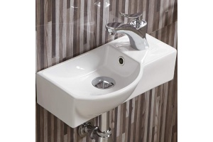 Раковина подвесная WeltWasser WW AISBACH 7940 GL-WT R 40 белый (10000008687)