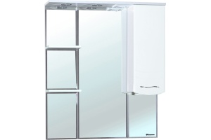 Зеркало-шкаф Bellezza Мари 85 R белый