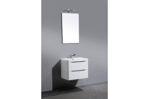 Тумба с раковиной BelBagno Ancona-N 60 bianco lucido подвесная - 2