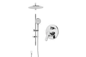 Swedbe Platta Душевой комплект со встроенным смесителем (с монтажным боксом) и верхним душем 5536
