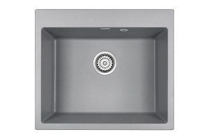 Мойка кухонная Paulmark Kante 60 серый матовый