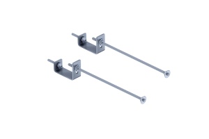 Комплект крепления для инсталляций к стене Aquatek хром