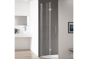 Душевая дверь Cezares Eco 100 хром стекло прозрачное