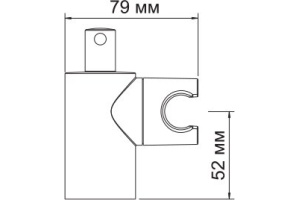 Настенный держатель Wasserkraft A013 - 2