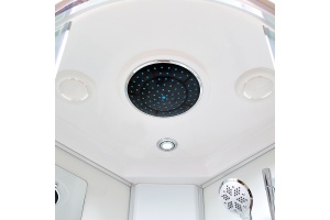 Душевая кабина DETO EM4580LED+GM с высоким поддоном, с сиденьем - 3