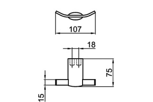 Крючок Webert Aria AI500401015 - 3