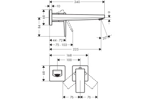 Смеситель Hansgrohe Metropol 32526140 для раковины - 2