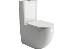 Унитаз-компакт Ceramica Nova Mia CN1801 с микролифтом, безободковый