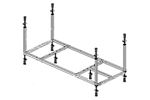 Каркас для ванны Cezares Metauro Wall (METAURO-MF)