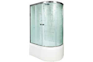 Душевая кабина DETO EM4511LGM с высоким поддоном, с сиденьем - 2