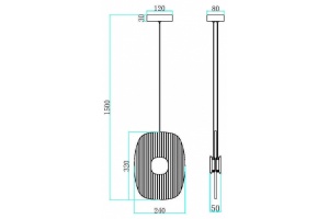 Подвесной светильник Maytoni Eclipse MOD152PL-L1BK - 3