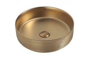 Накладная раковина Abber Bequem 40 золото матовое