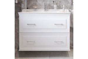Тумба с раковиной STWORKI Хадстен 100 белая