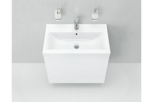 Мебель для ванной Am.Pm Gem 60 белый глянец, подвесная, с 2 ящиками - 3