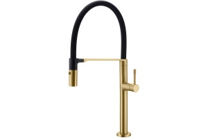 Смеситель для кухни Boheme Uno золото матовый