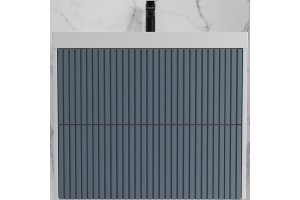 Тумба под раковину Style Line Стокгольм 70 серая матовая