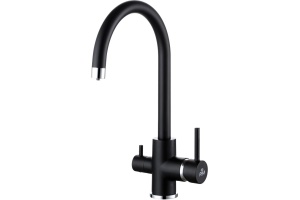 Смеситель для кухни Paulmark Essen темно - серый матовый