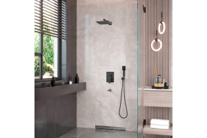 Душевой комплект Berges Ventas 3S черный матовый - 2