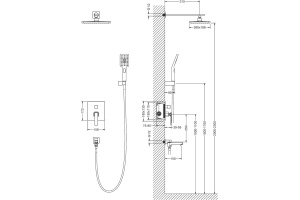 Душевой комплект Timo Torne SX-4399/03SM - 3